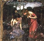 Nymphs Finding the Head of Orpheus by John William Waterhouse